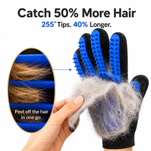 Pet Grooming Gloves for Cats & Dogs