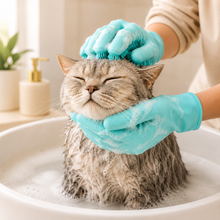 Pet Grooming Glove for Cats & Dogs