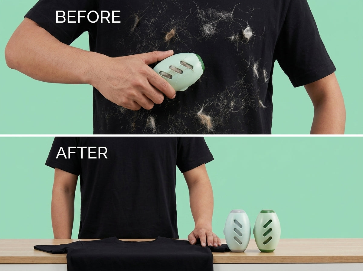 Reusable Pet Hair Remover – Washable Lint Roller Ball