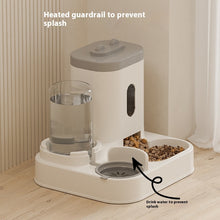 automatic pet feeder and water bowl for cats and small dogs