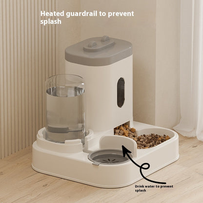 Automatic Pet Feeder & Water Bowl for Cats and Small Dogs