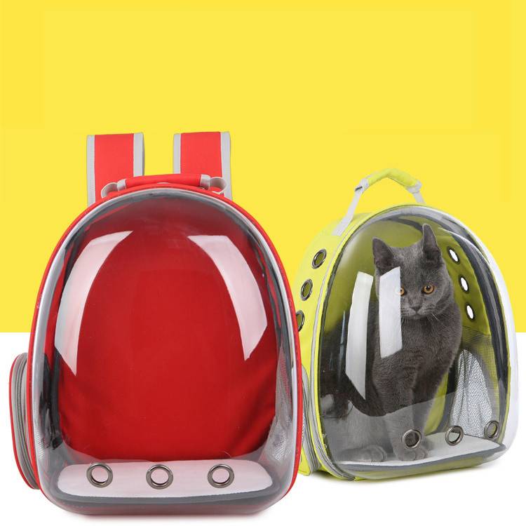 Space Capsule Pet Backpack Carrier from Pawszozo for cat and small dog owners