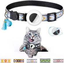 Geometric Cat Collar with Bell variant view for dogs and cats by Pawszozo