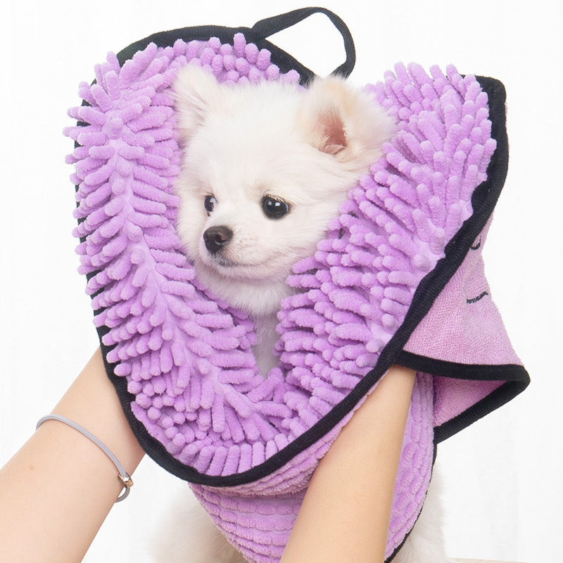 Dry Microfibre Pet Towel for Wet Dogs & Cats