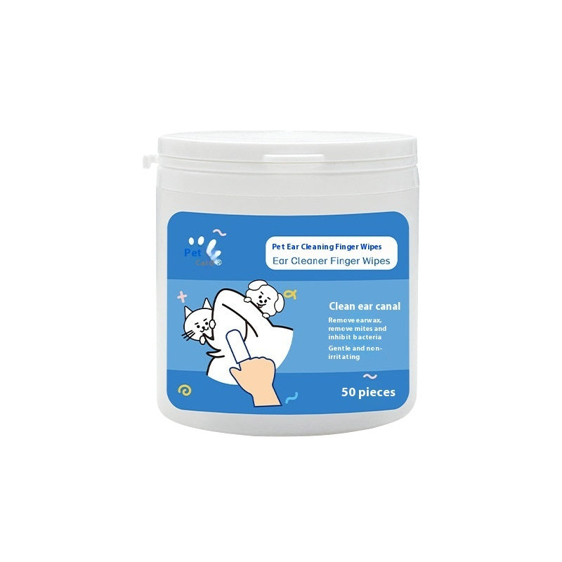 Pet Teeth & Ear Cleaning Wipes variant view for dogs and cats by Pawszozo