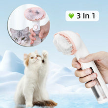 3-in-1 Pet Steam Grooming Brush product view for dogs and cats by Pawszozo