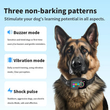 Rechargeable Anti-Bark Dog Training Collar detail view for dogs and cats by Pawszozo
