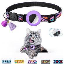 Geometric Cat Collar with Bell close-up for dogs and cats by Pawszozo