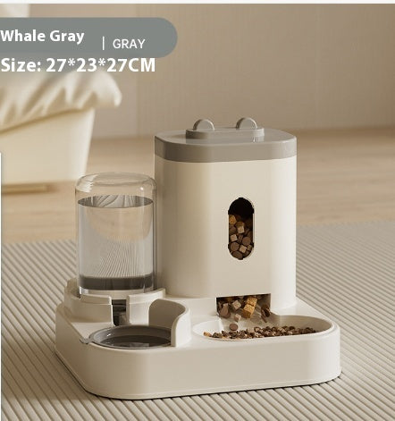 Automatic Pet Feeder & Water Bowl for Cats and Small Dogs