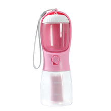 3-in-1 Portable Dog Water Bottle close-up for dogs and cats by Pawszozo