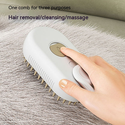 Steam Grooming Brush for Cats & Dogs Hair Cleaning