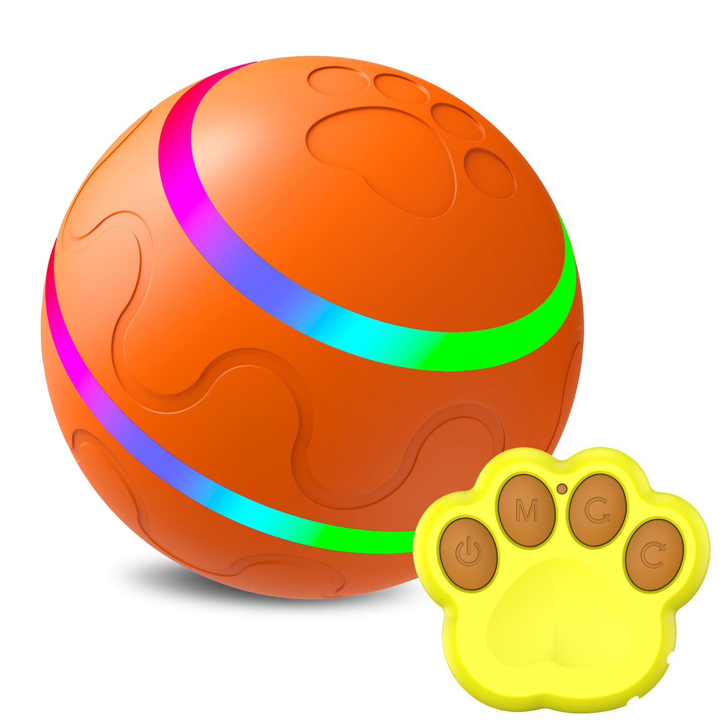 Interactive Rolling Ball Toy for Cats USB Rechargeable