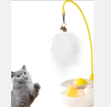 Jouets pour chat - Jouet interactif pour chat, jouets pour chaton, bâton amusant léger en résine en forme de canard pour chaton jouant à l'intérieur et à l'extérieur, jouet pour chat canard amovible et lavable