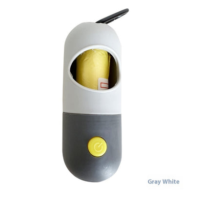 Dog Waste Bag Dispenser with LED Light – Night Walk Essential