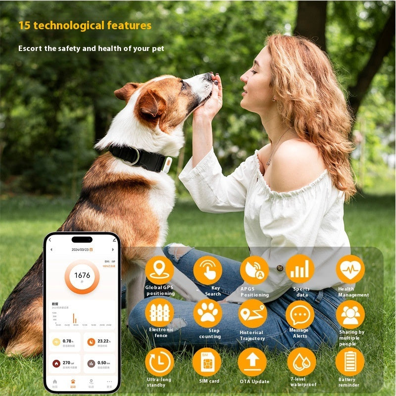 Pet GPS Locator & Activity Monitor detail view for dogs and cats by Pawszozo