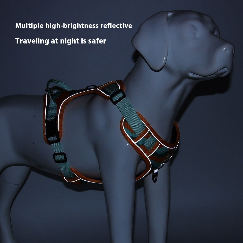 Reflective Dog Harness and Lead Set from Pawszozo for dog owners