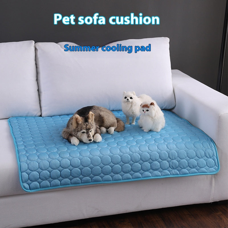 Tapis Rafraîchissant pour Chien Lit Froid d'Été Animaux de Compagnie Grande Taille pour Petits et Grands Chiens Accessoires pour Animaux de Compagnie Couverture Durable Canapé Tapis de Glace pour Chat Couverture Produits pour Animaux de Compagnie