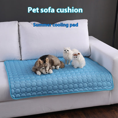 Tapis Rafraîchissant pour Chien Lit Froid d'Été Animaux de Compagnie Grande Taille pour Petits et Grands Chiens Accessoires pour Animaux de Compagnie Couverture Durable Canapé Tapis de Glace pour Chat Couverture Produits pour Animaux de Compagnie