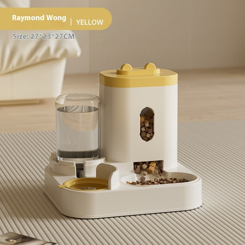 Automatic Pet Feeder & Water Bowl for Cats and Small Dogs