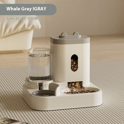 Automatic Pet Feeder & Water Bowl for Cats and Small Dogs