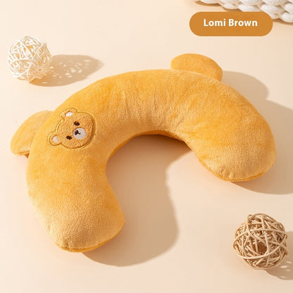 U-Shaped Calming Pet Pillow – Soft Support Toy for Dogs & Cats