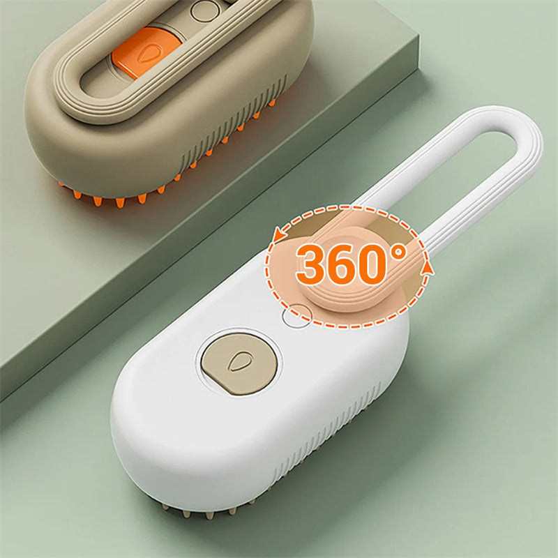 Steam Grooming Brush for Cats & Dogs Hair Cleaning