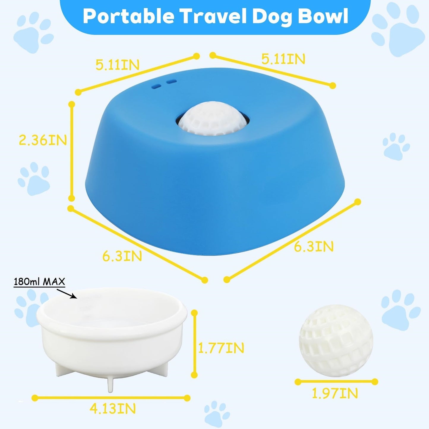 Slow Feeder Lick Bowl for Dogs