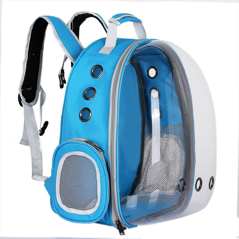 Space Capsule Pet Backpack Carrier from Pawszozo for cat and small dog owners