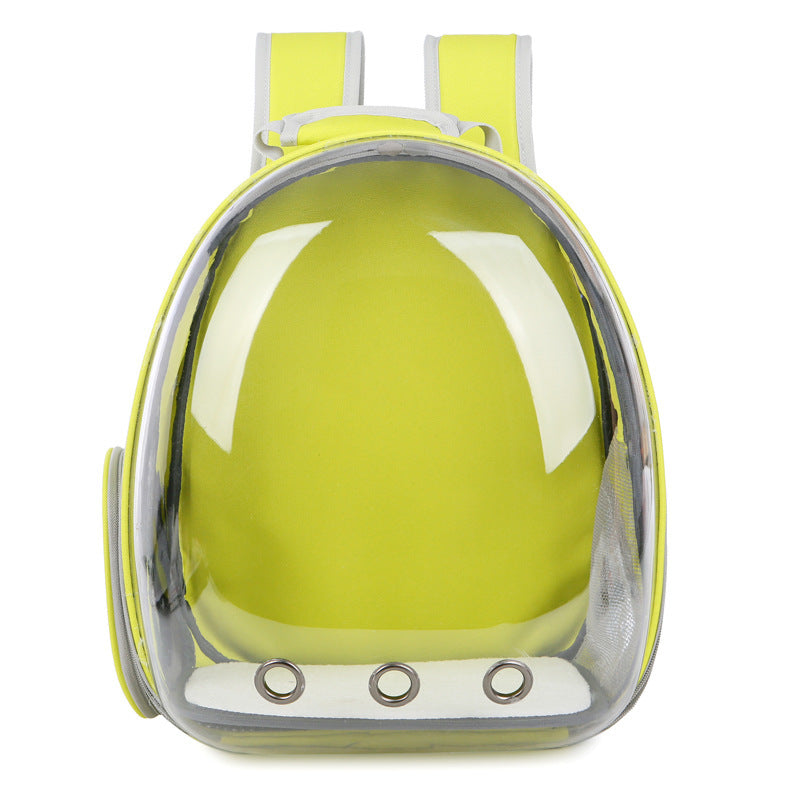 Space Capsule Pet Backpack Carrier from Pawszozo for cat and small dog owners