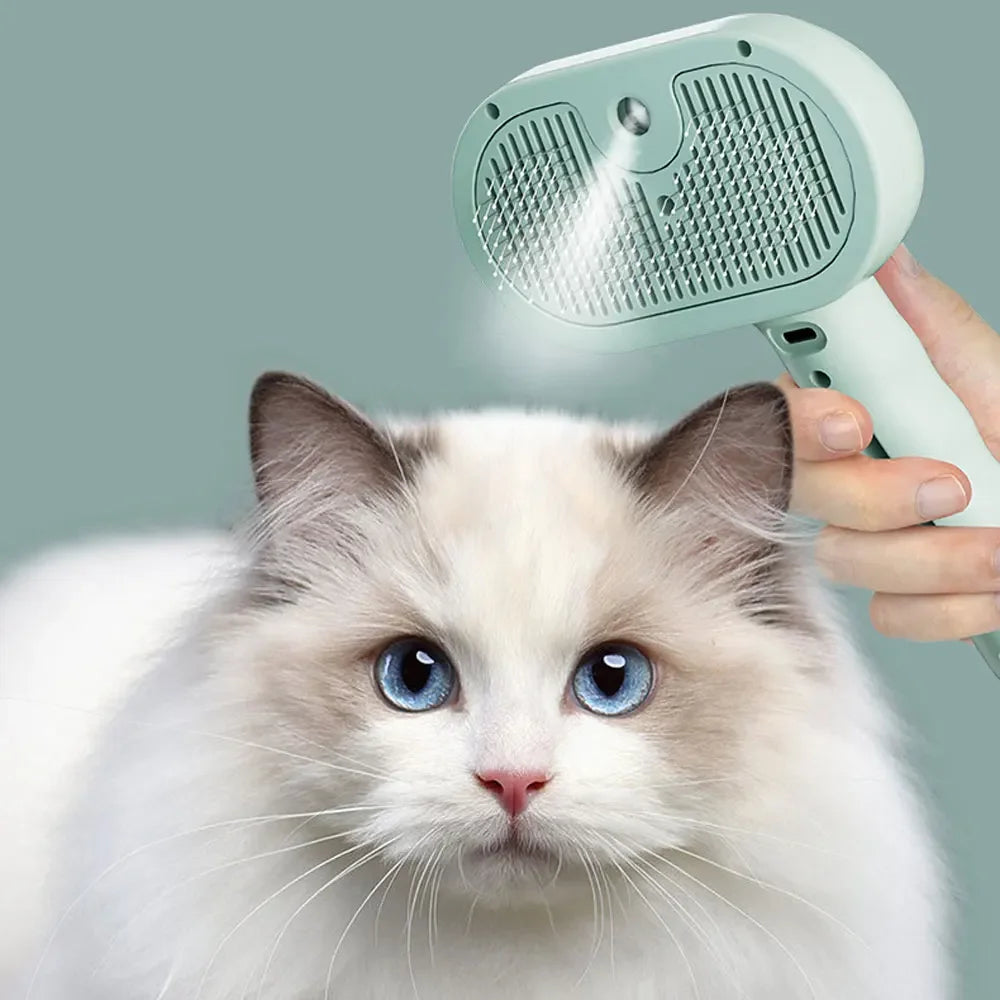 2-in-1 Pet Spray Grooming & Hair Removal Brushumidifier Comb Pet