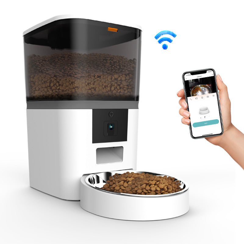 Smart Video Camera Pet Feeder product view for dogs and cats by Pawszozo