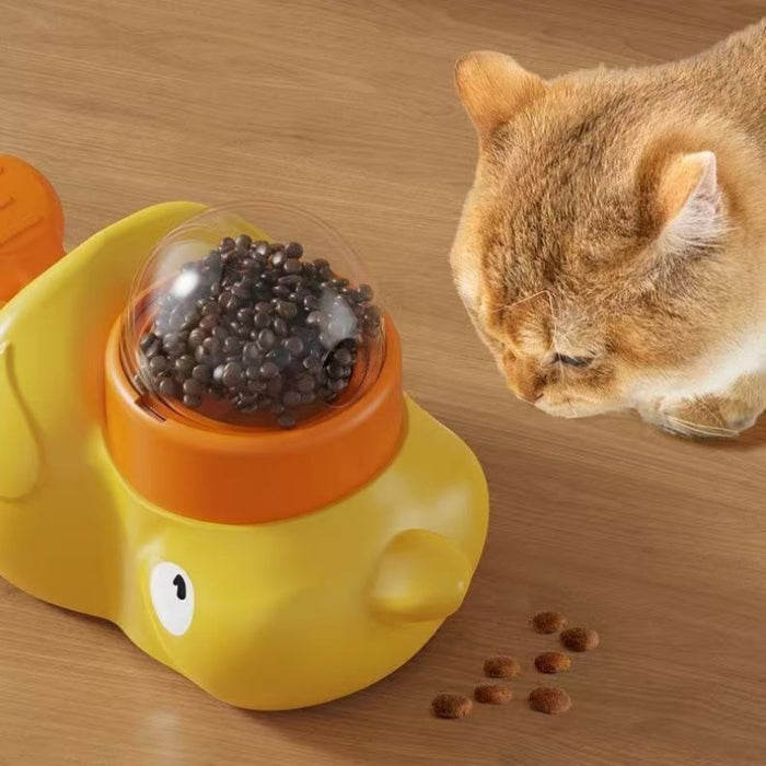 Interactive Cat Treat Dispenser Toy from Pawszozo for cat owners